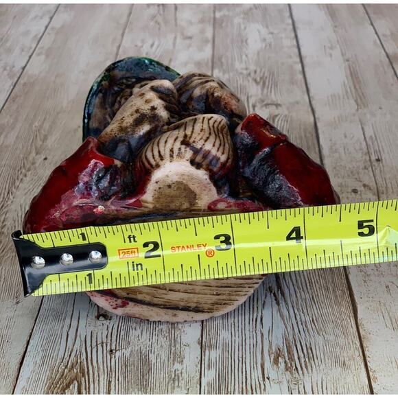 Vintage Wax Figurine Candle~Unlit~Bearded Wharf Fisherman/Sailor Smoking a Pipe - Picture 9 of 9